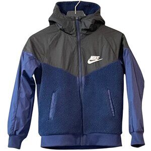 Nike Boys Sherpa Nylon Jacket Sz. M
